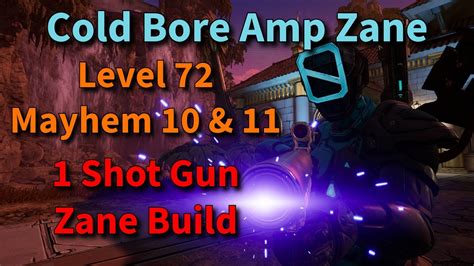 Borderlands 3 BEST 1 Shot Zane Build Cold Bore Zane 2024