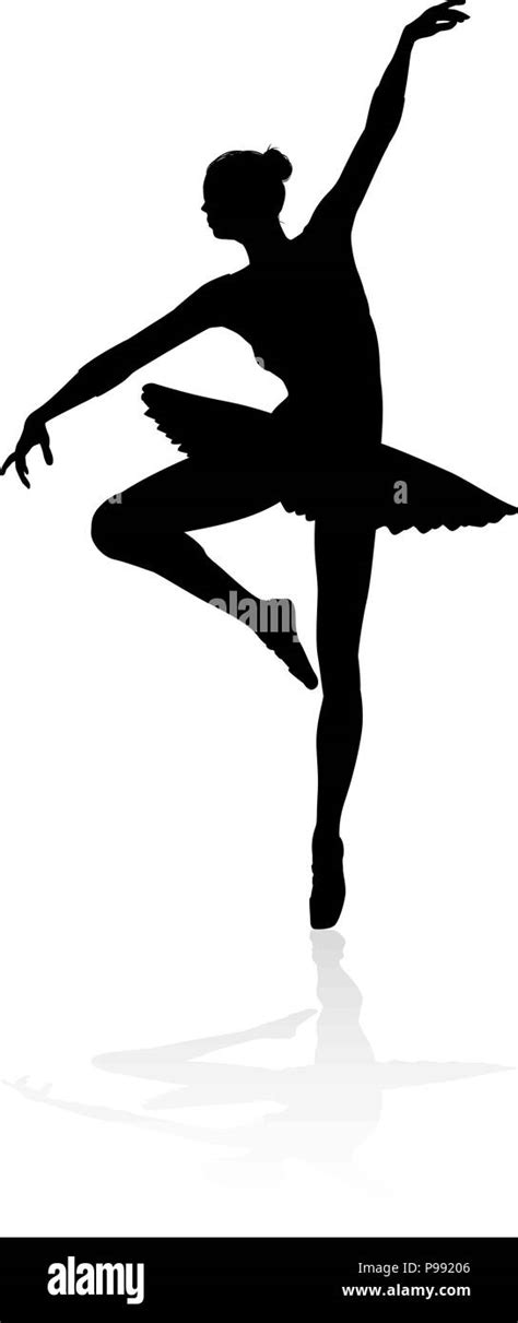 Bailarina De Ballet Danza Silueta Imagen Vector De Stock Alamy