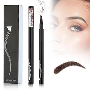 Amazon Upgraded 4 Micro Fork Tipped Magic Eyebrow Pencil 2024