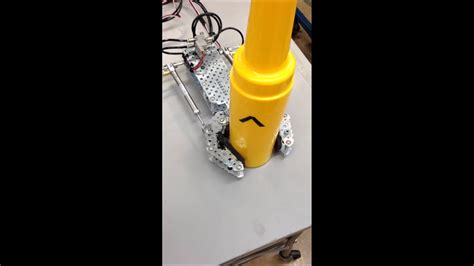 Vex Robotics Custom Built Pneumatic Claw Youtube