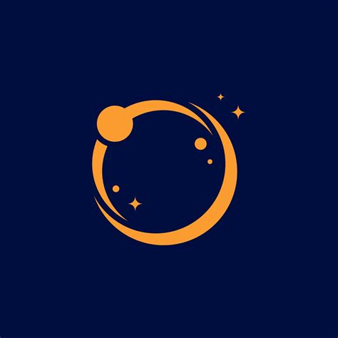 Planet Orbit Logo Designs Concept Vector Space Orbital Planetary Logo