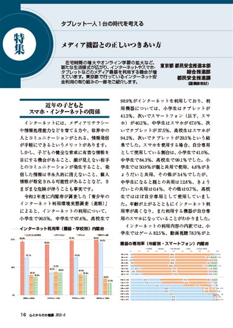 心とからだの健康｜2021年5月号｜健学社