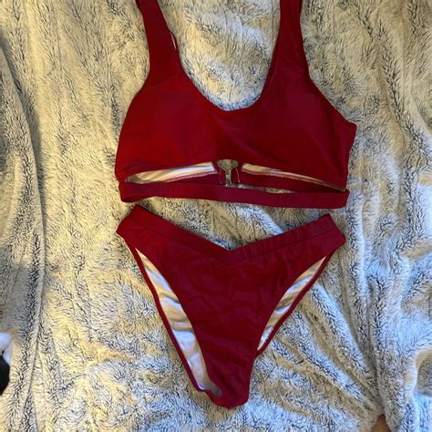Blooming Jelly Bikini Can Pull Top Down If Your Depop