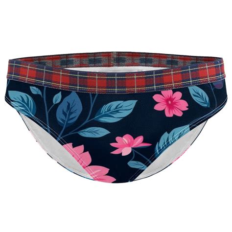 Brief Underwear Bikini Panties For Women Bikini Underwear M Pink Rose Watercolor Flower
