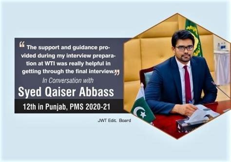 Jahangirs World Times On Linkedin In Conversation With Syed Qaiser