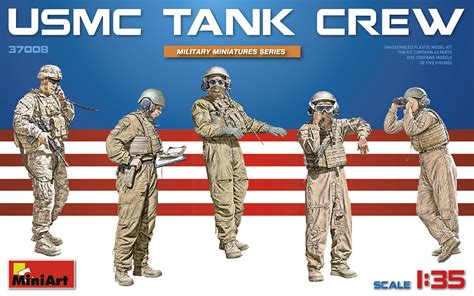 37008 USMC TANK CREW – Miniart