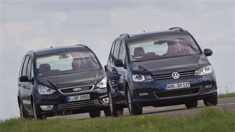 Ford Galaxy VW Sharan Familien Vans Mit Sieben Sitzen Im Test AUTO