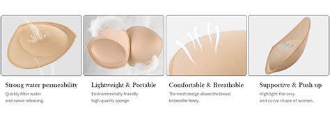 RELLECIGA Women S Nude Push Up Bra Inserts Breast Enhancer Cups Amazon Ca Clothing Shoes