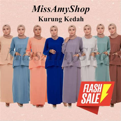 SALE KURUNG KEDAH POKET 16 COLOUR HOT BAJU KURUNG KEDAH IRONLESS PART 1 Shopee Malaysia