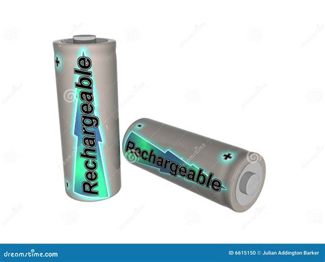 rechargeable batteries stock illustration illustration  power