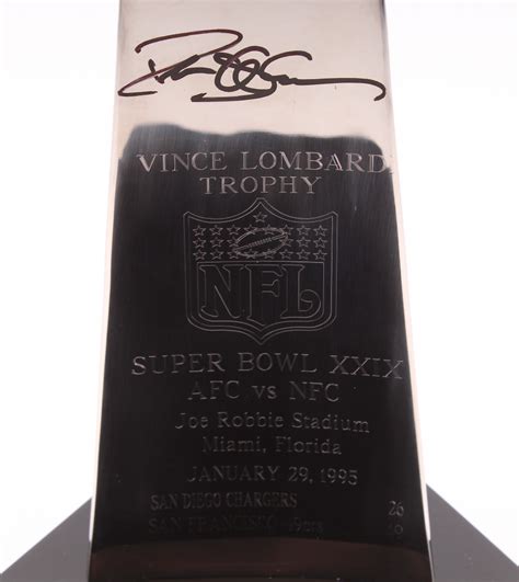 Deion Sanders Signed High End Replica Full-Size Super Bowl XXIX Lombardi Trophy (Steiner COA ...