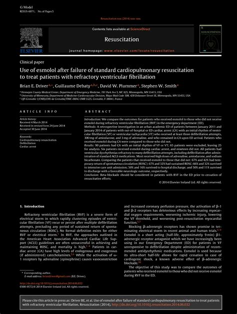 Solution Use Of Esmolol After Failure Of Standard Medecine Studypool