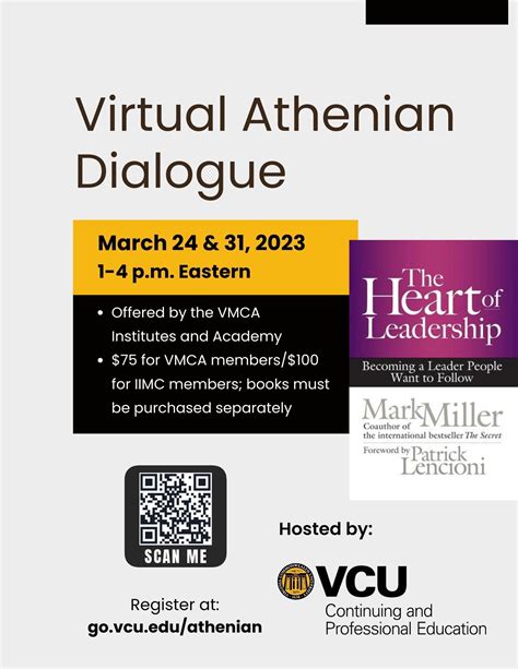 Calendar • Athenian Dialogue The Heart Of Leadership Virtua