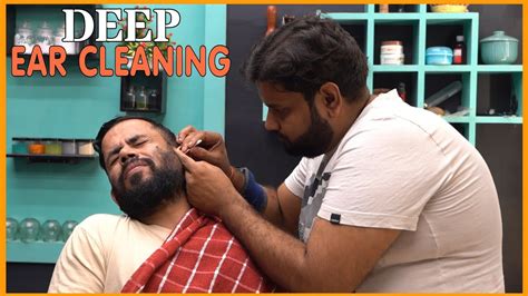 Deep Ear Cleaning Wax Removal Head Massage By Shamboo💈 Asmr Youtube