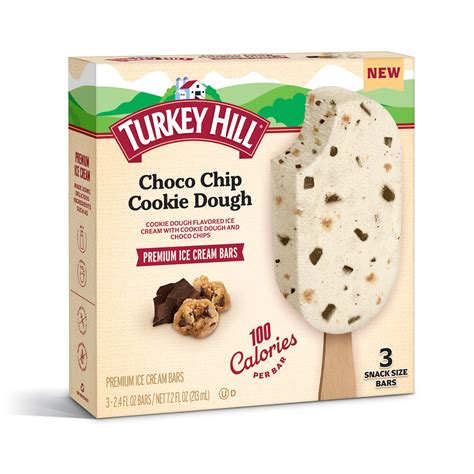 choco chip cookie dough premium ice cream bar