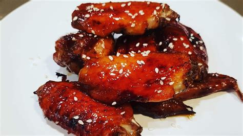 Honey Glazed Chicken Wing Youtube