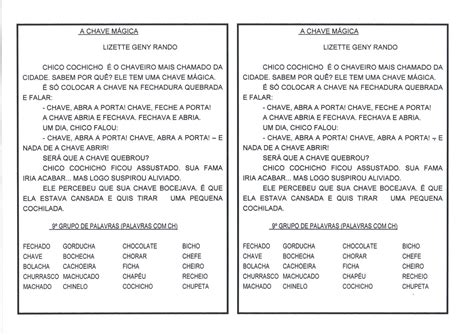 Palavras Com Ch No Começo - 8