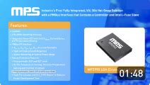 MP V A mΩ RDS ON Fully Integrated Hot Swap Solution with PMBus Interface MPS