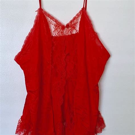 Intimates Sleepwear Red Babydoll Lingerie Poshmark