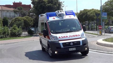 Ambulanza Croce Rossa Italiana Cesenatico Automedica Rimini