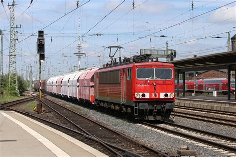 DB Cargo 155 004 5 Kalk Und Stahlzug Bremen Hbf DB Cargo Flickr