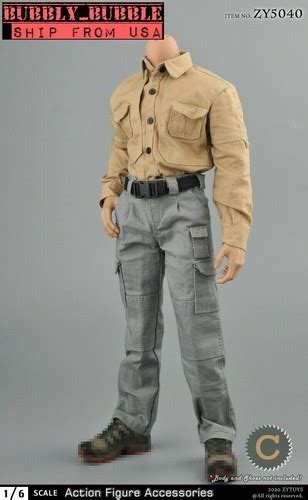 Combat Clothes Shirt Pants Set C For Hot Toys Worldbox Male Figure USA EBay