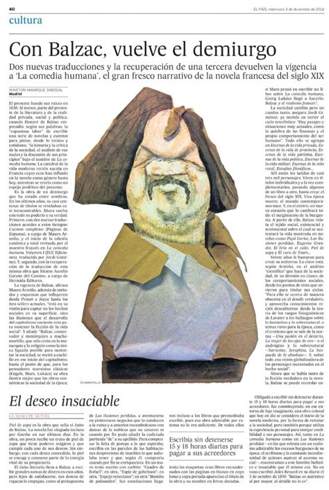 Los Cuentos Completos De Balzac En El Pa S Editorial P Ginas De Espuma