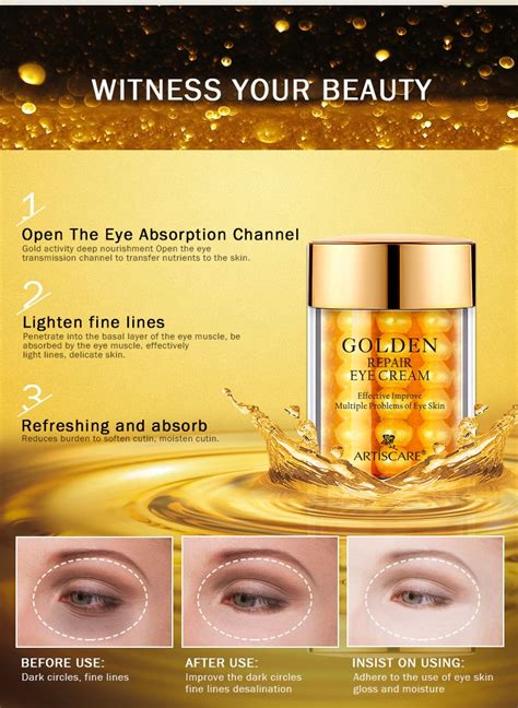 Kit Artiscare K Gold Creme Anti Envelhecimento Para Os Olhos