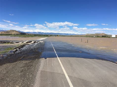 WYDOT closes WYO 132 and US 26 near Riverton because of flooding
