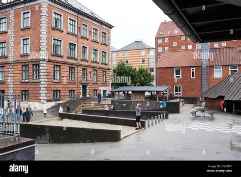 School playground with kids having fun Stock Photo - Alamy