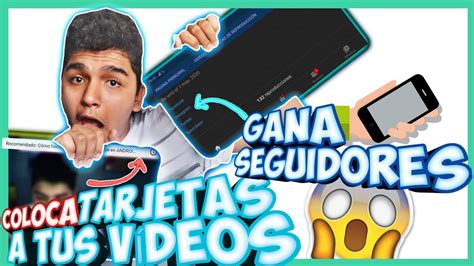 Como poner TARJETAS para tus VIDEOS y Como poner vínculos a la