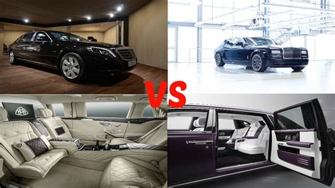 Rolls Royce Phantom 2018 Vs Mercedes Maybach S600 2017 Which Car