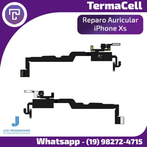 Cabo Flex Do Auricular Para IPhone Xs JCID Terma Cell