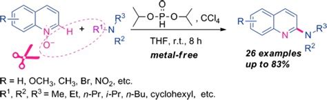 HPhosphonateMediated Amination Of Quinoline NOxides With Tertiary