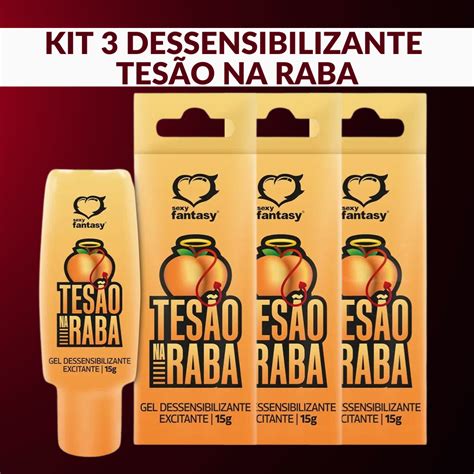 Anest Sico Anal Kit Tes O Na Raba Gel Excitante E Lubrificante Ml Dessensibilizante Sexy