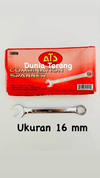 Jual Kunci Ring Pas ATS 16 Mm Kunci Kombinasi 16mm Combination