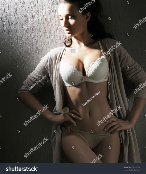 Sexy Woman White Lingerie Stock Photo Shutterstock