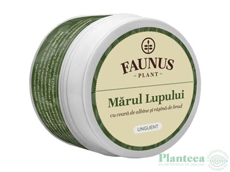 Unguent Marul Lupului 50ml Faunus Plant Pret 284 Lei Planteea