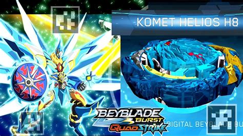 New Update Komet Helios H Qr Code Beyblade Burst App Quad Strike Youtube