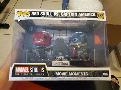 Mavin Funko Pop Movie Moments Marvel Studios Red Skull Vs Captain