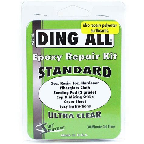 Ding All Repair Kit Standard Epoxy Bay Street Boards