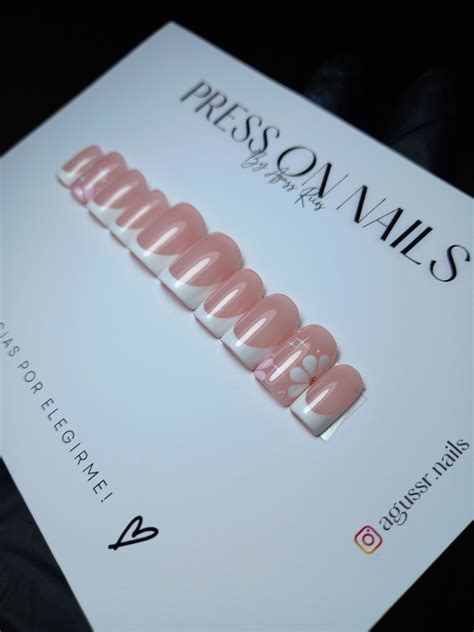 Best CUSTOM Gel Press On Nails Pink Nude Marble P Set FULL SET WITH KIT NEW Artofit