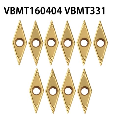 CNC VBMT160404 HQ Insert 10pcs CNC Indexable Carbide Cutting For SVJBR