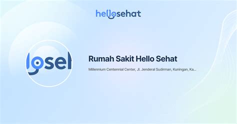 Rumah Sakit Hello Sehat