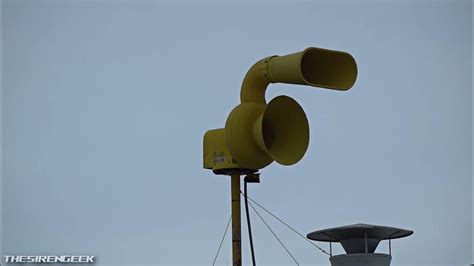 Aca Allertor 125 Tornado Siren Test Attack Manitowoc Wi Youtube