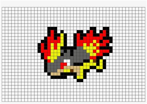 Cyndaquil From Pokemon Pixel Art Minecraft Map