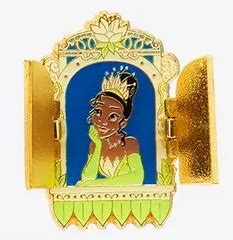 Tiana Hot Topic Princess Hinged Window Loungefly Disney Pin
