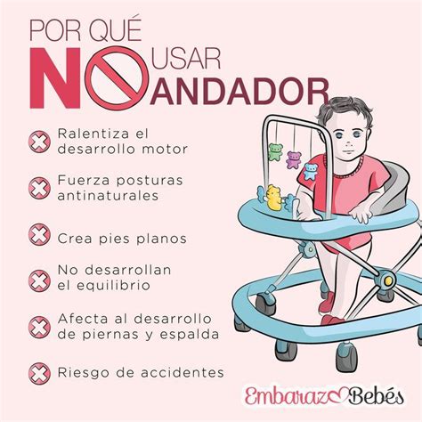 La andadera o andador es un invento práctico pero su uso no es