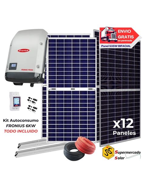 Kits Para Autoconsumo Placas Solares Inversores Con O Sin Bater As