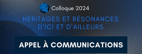 Colloque De La Sqrm Appel Communications Sqrm